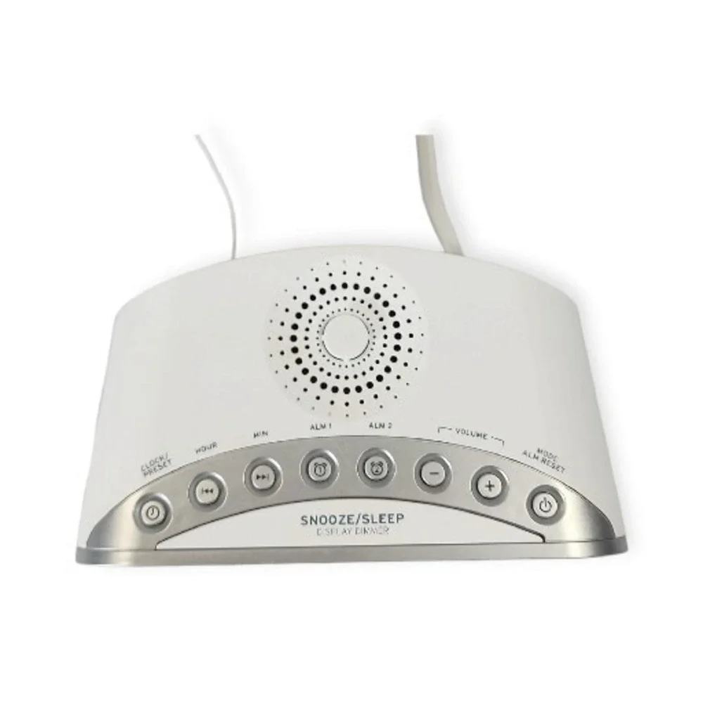 Timex T231Y Snooze/Sleep Display Dimmer‎ Alarm Clock Radio In White